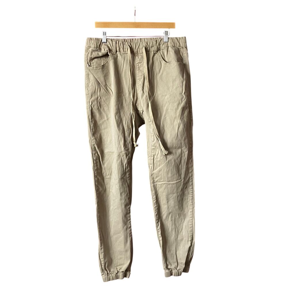 Freedom Industries Tan Utility Joggers Mens 2XL Stretch Tactical Pants Casual